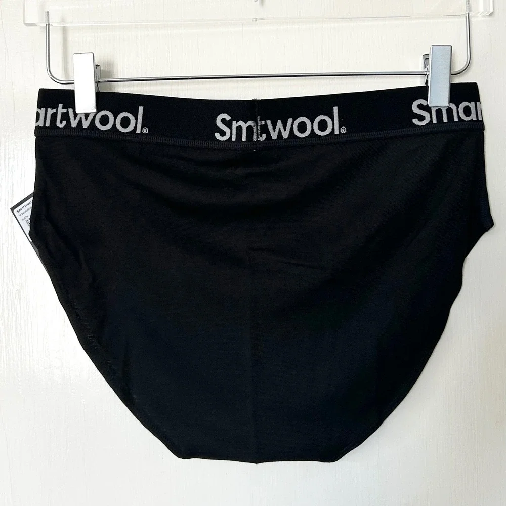 NWT Smartwool Men's MerinoSport 150 Boxer Brief Black M Wool Base Layer